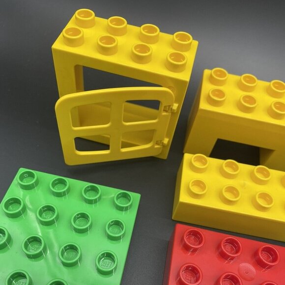 Lego Duplo Building Blocks Lot of 95 Pieces Flowers Vehicle Window Toddler Toys - Picture 10 of 10